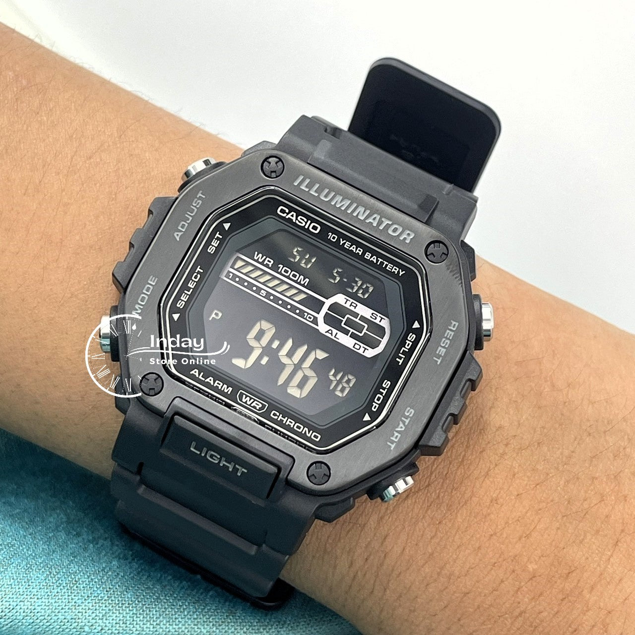 Casio Digital Men's Watch MWD-110HB-1B Resin Band Resin Glass Battery Life: 10 years
