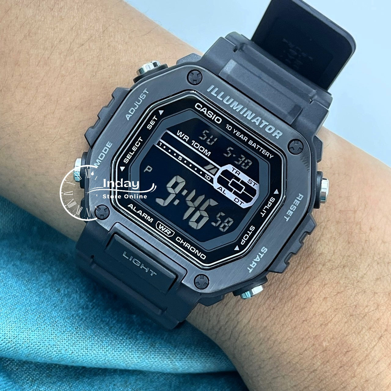 Casio Digital Men's Watch MWD-110HB-1B Resin Band Resin Glass Battery Life: 10 years