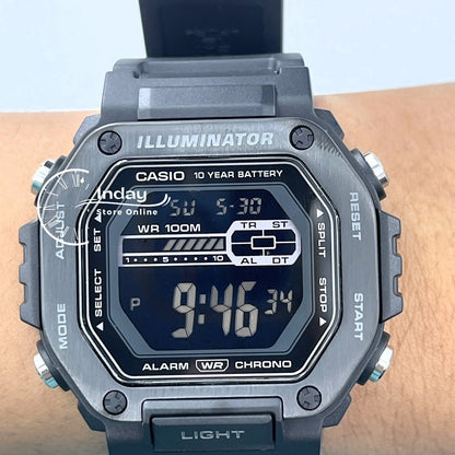 Casio Digital Men's Watch MWD-110HB-1B Resin Band Resin Glass Battery Life: 10 years