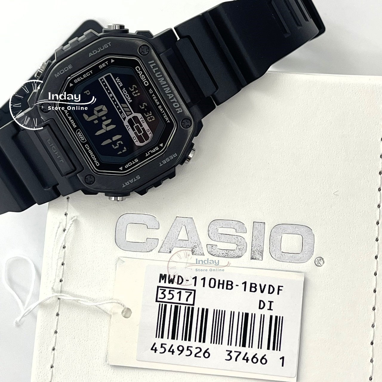 Casio Digital Men's Watch MWD-110HB-1B Resin Band Resin Glass Battery Life: 10 years