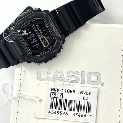 Casio Digital Men's Watch MWD-110HB-1B Resin Band Resin Glass Battery Life: 10 years