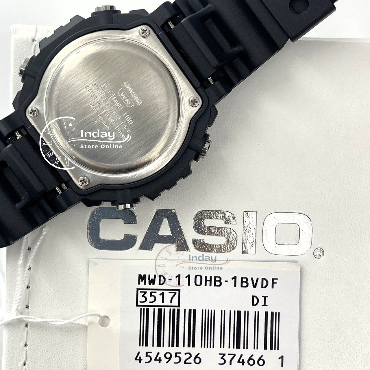 Casio Digital Men's Watch MWD-110HB-1B Resin Band Resin Glass Battery Life: 10 years