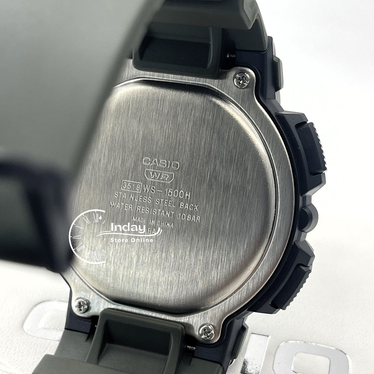 Casio Digital Men's Watch WS-1500H-3B Resin Band Resin Glass Battery Life: 10 years