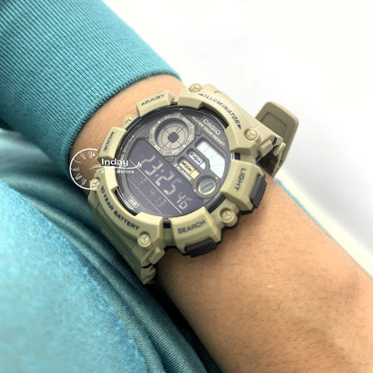 Casio Digital Men's Watch WS-1500H-5B Resin Band Resin Glass Battery Life: 10 years