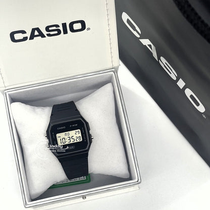 Casio Digital Women's Watch F-91WB-1A Bio-based Resin Band Battery Life: 7 years