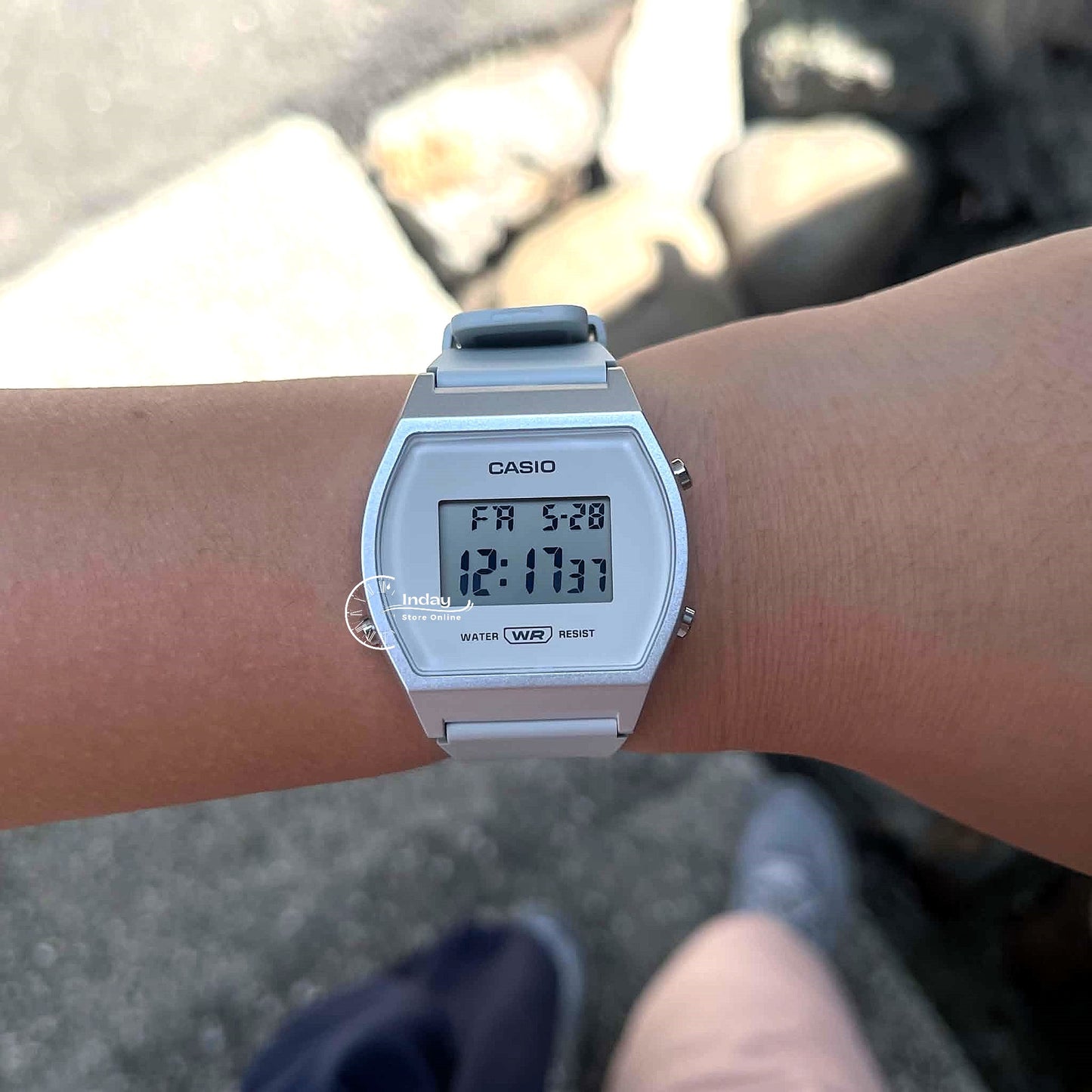 Casio Digital Women's Watch LW-204-7A Resin Glass Resin Band Battery Life: 3 Years