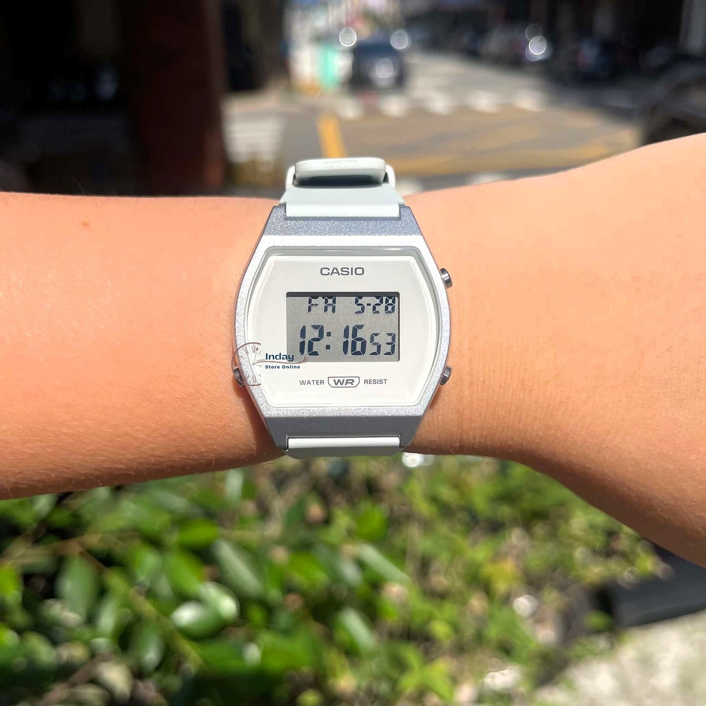 Casio Digital Women's Watch LW-204-7A Resin Glass Resin Band Battery Life: 3 Years