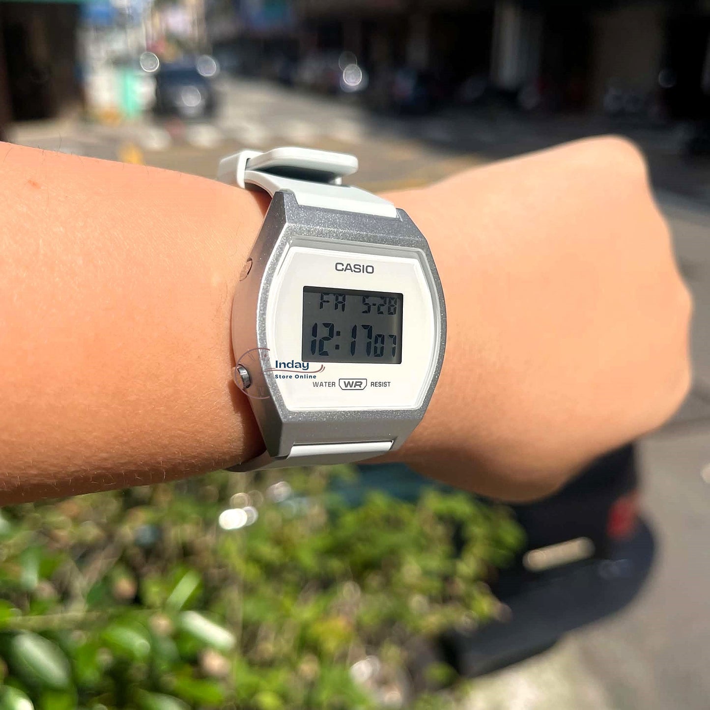 Casio Digital Women's Watch LW-204-7A Resin Glass Resin Band Battery Life: 3 Years
