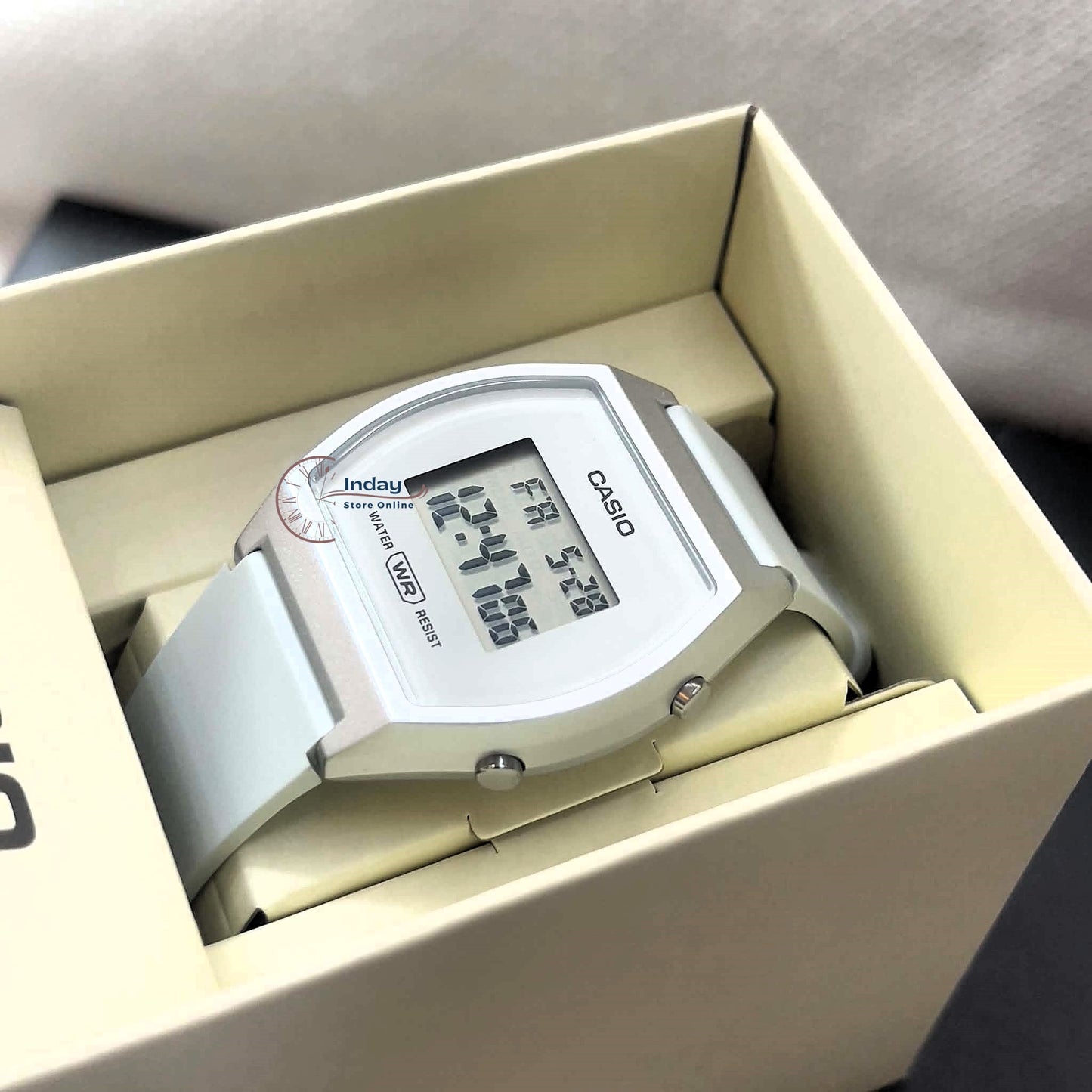 Casio Digital Women's Watch LW-204-7A Resin Glass Resin Band Battery Life: 3 Years