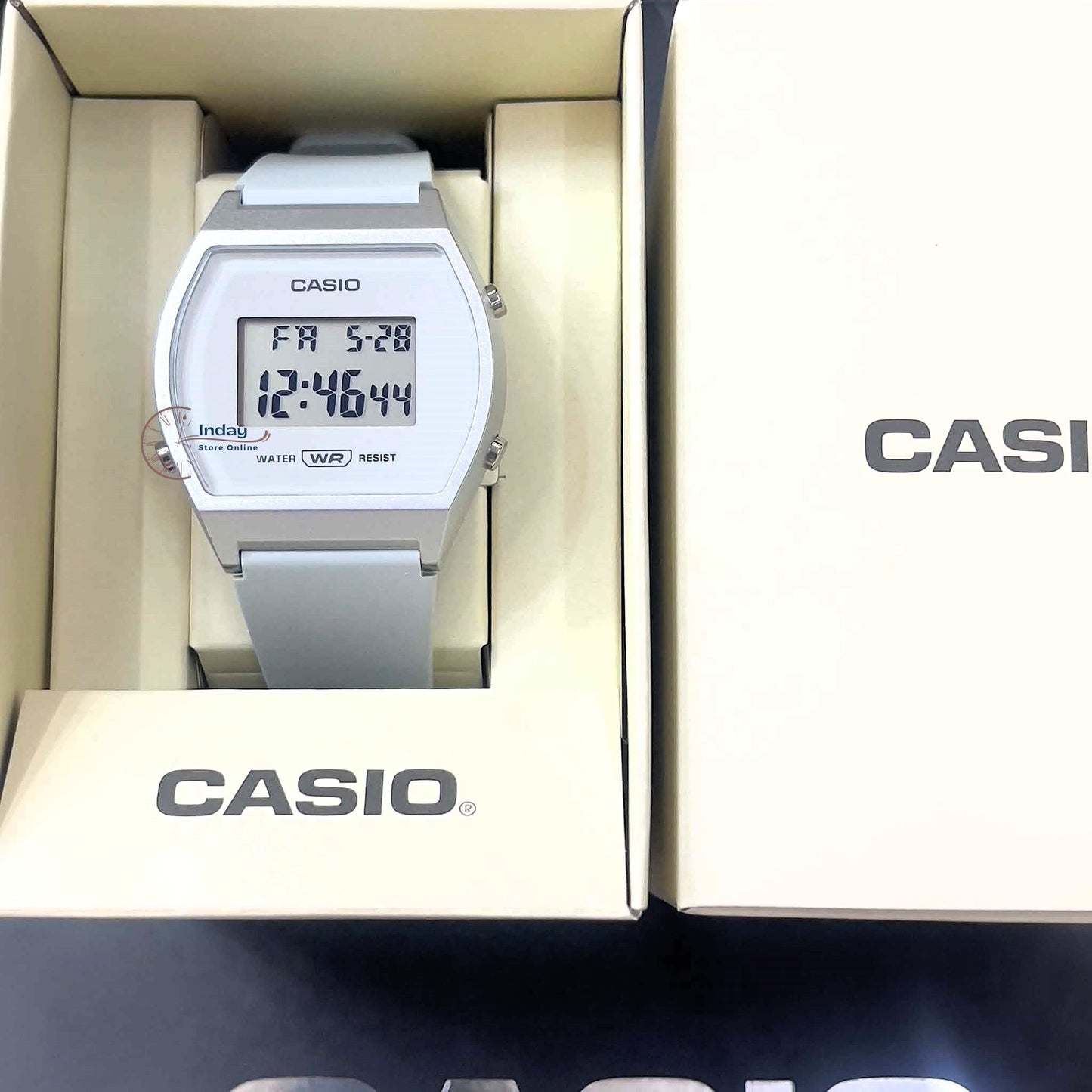 Casio Digital Women's Watch LW-204-7A Resin Glass Resin Band Battery Life: 3 Years