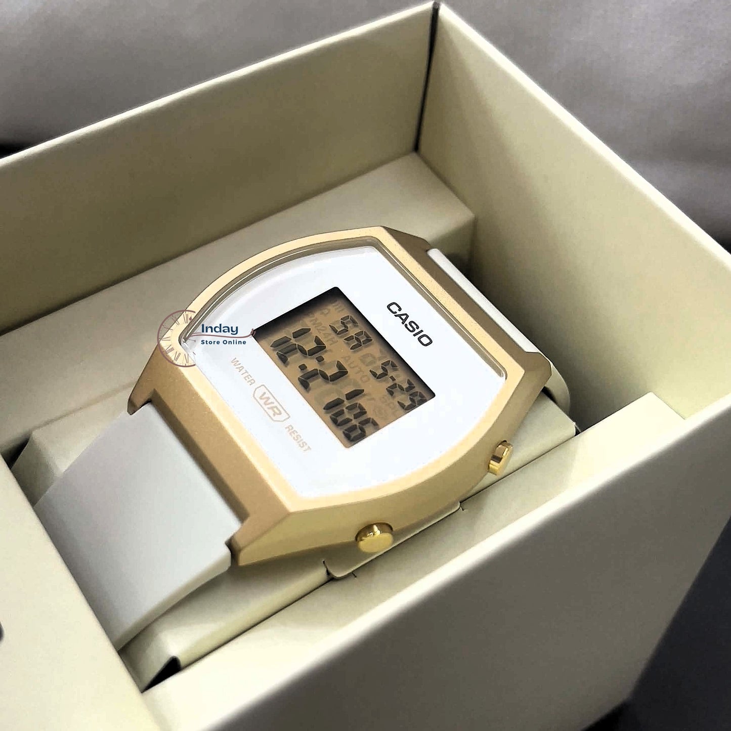 Casio Digital Women's Watch LW-204-9A Resin Glass Resin Band Battery Life: 3 Years