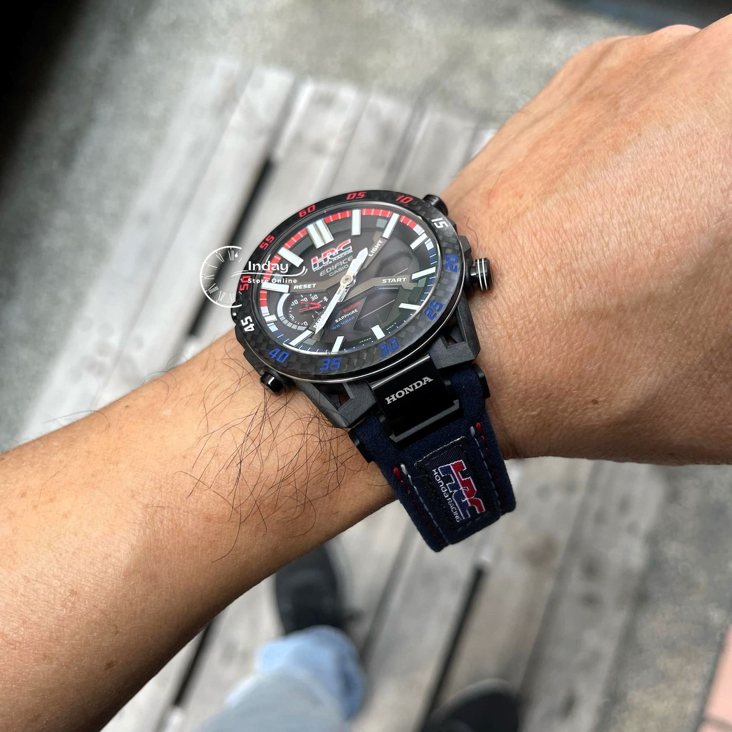 Casio Edifice Men's Watch ECB-2000HR-1A SOSPENSIONE Honda Racing Collaboration Mobile Link Bluetooth Tough Solar