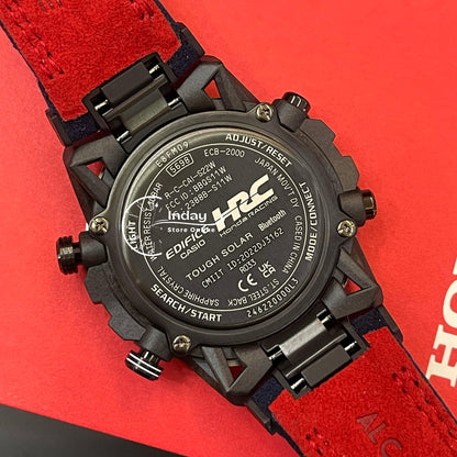 Casio Edifice Men's Watch ECB-2000HR-1A SOSPENSIONE Honda Racing Collaboration Mobile Link Bluetooth Tough Solar