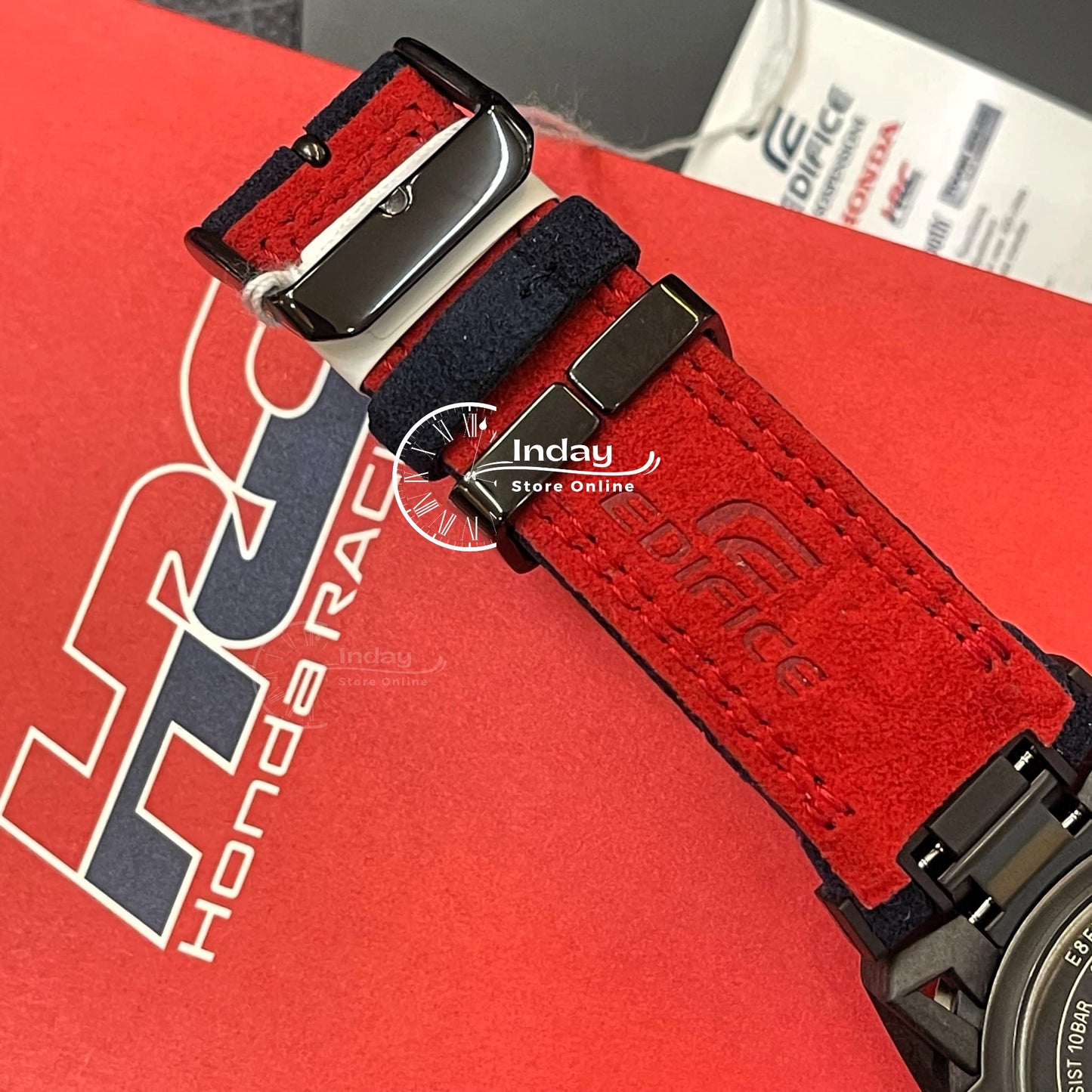 Casio Edifice Men's Watch ECB-2000HR-1A SOSPENSIONE Honda Racing Collaboration Mobile Link Bluetooth Tough Solar