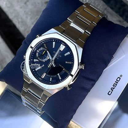 Casio Edifice Men's Watch ECB-S10D-2A Sapphire Crystal Stainless Steel Band Bluetooth