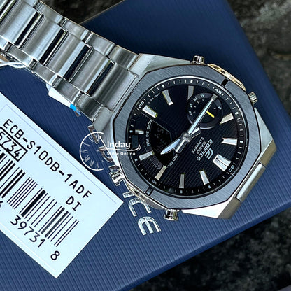 Casio Edifice Men's Watch ECB-S10DB-1A Sapphire Crystal Stainless Steel Bluetooth