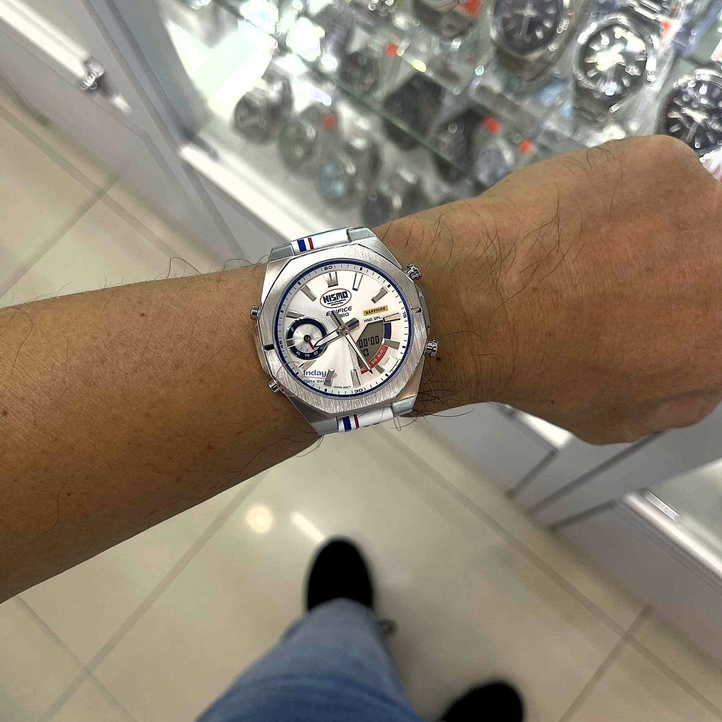 Casio Edifice  Men's Watch ECB-S10NIS-7A NISMO heritage edition Smartphone Link Model