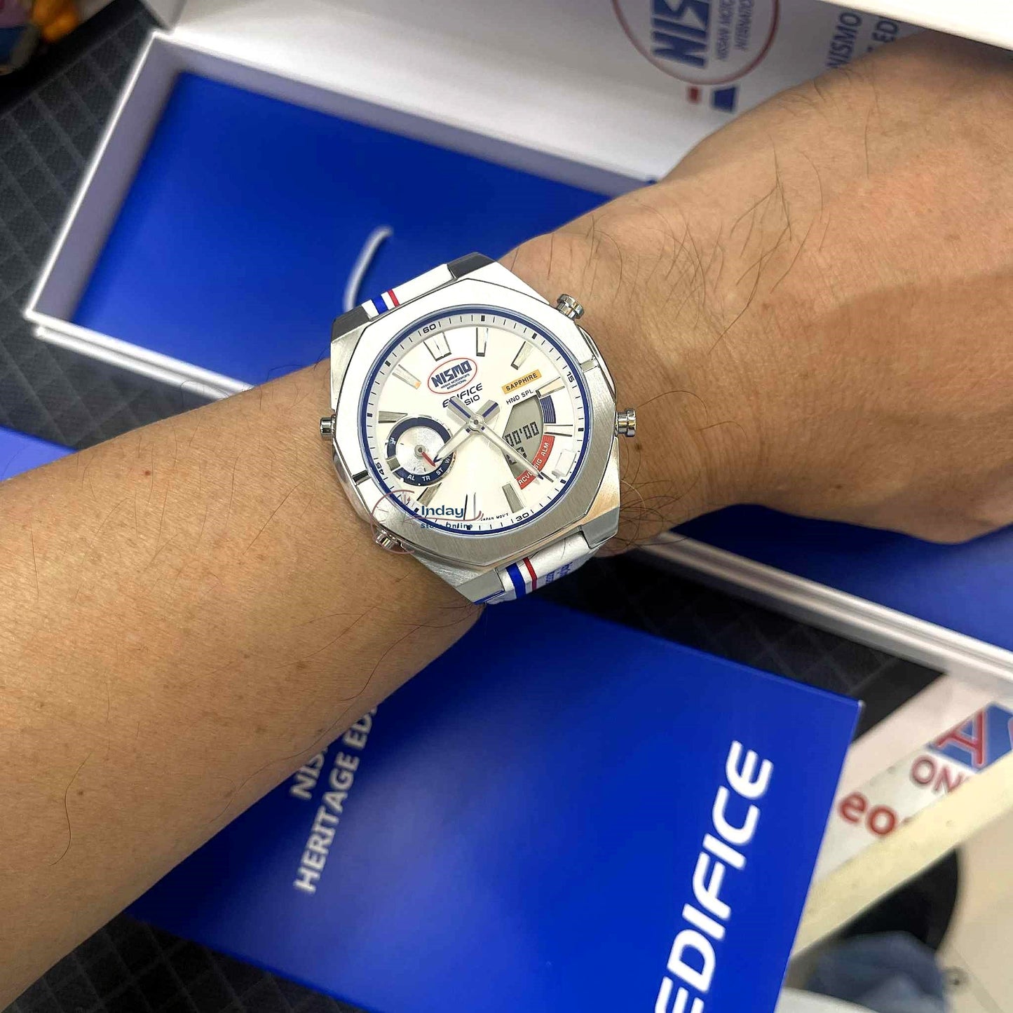 Casio Edifice  Men's Watch ECB-S10NIS-7A NISMO heritage edition Smartphone Link Model