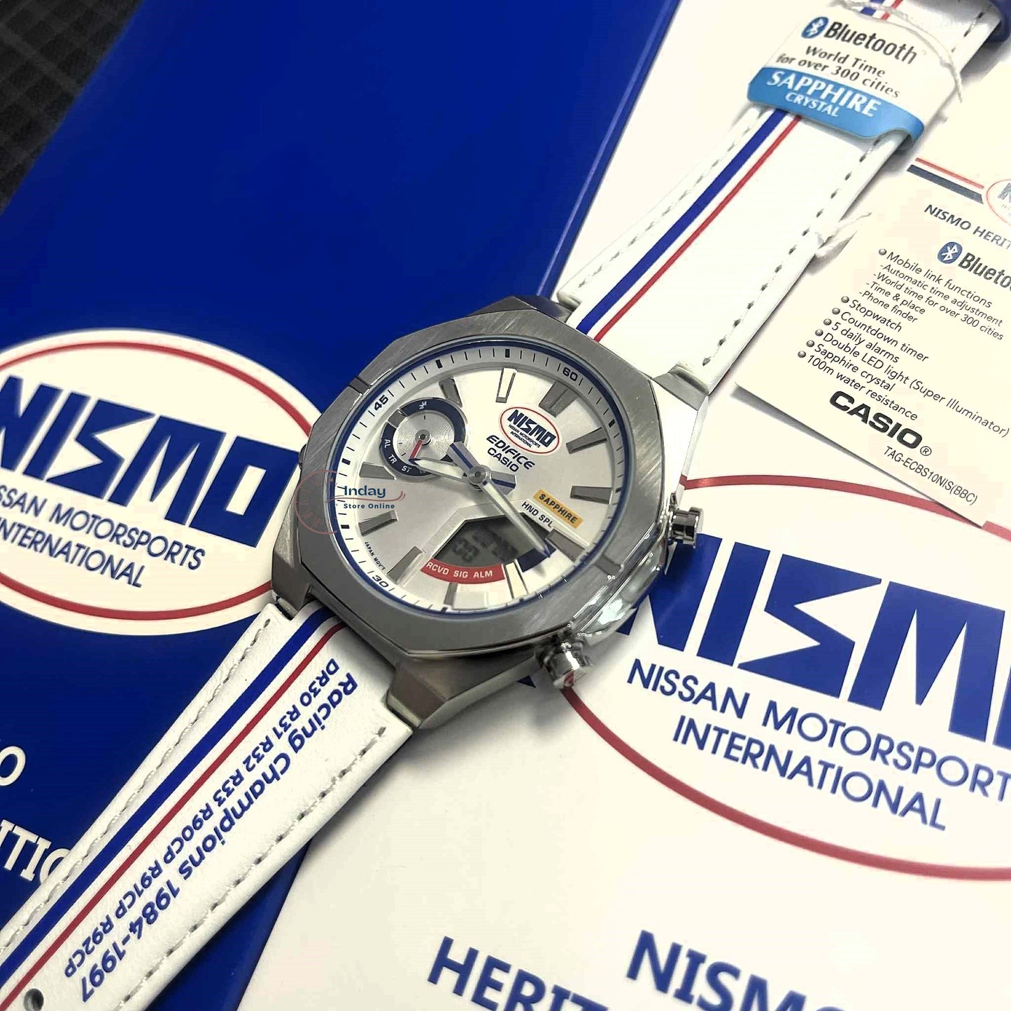 Casio Edifice  Men's Watch ECB-S10NIS-7A NISMO heritage edition Smartphone Link Model