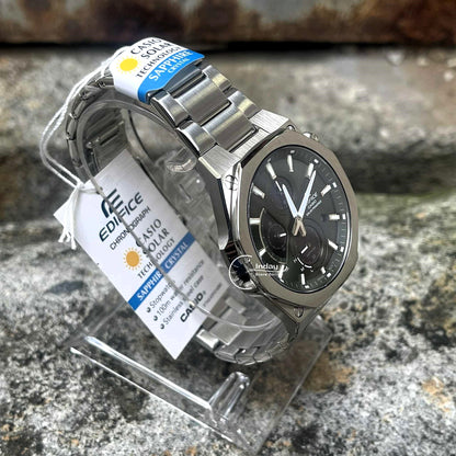 Casio Edifice Men's Watch EFS-S570D-3A Slim Line with Sapphire Crystal Solar Powered