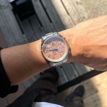 Casio Edifice Men's Watch EFV-650D-4A Mineral Glass Standard Chronograph Stainless Steel Band