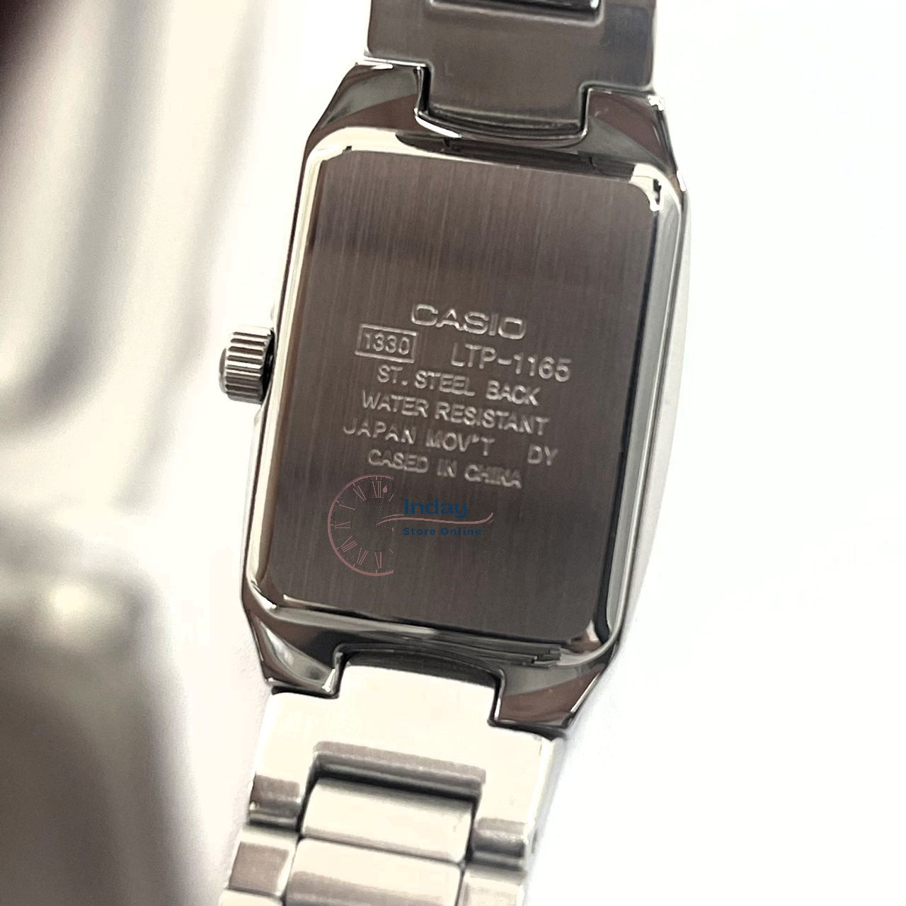 Casio Fashion Women's Watch LTP-1165A-1C2 Silver/Black Stainless Steel Band Mineral Glass