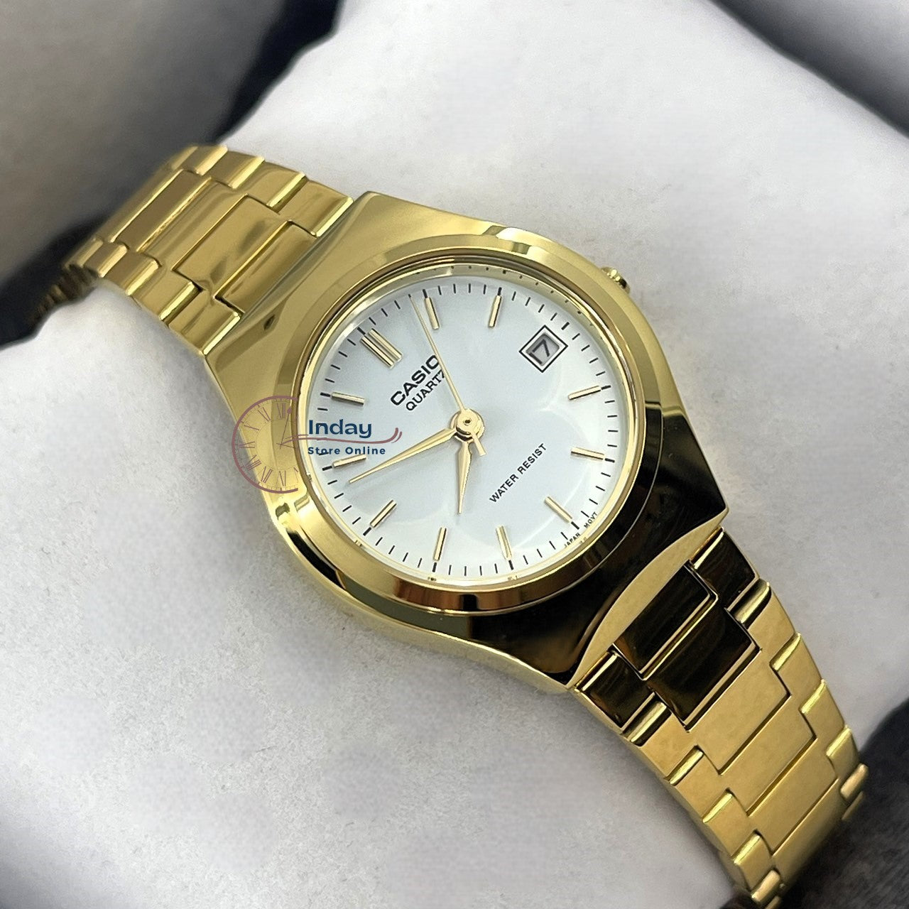 Casio Fashion Women's Watch LTP-1170N-7A Gold Plated Stainless Steel Band Mineral Glass