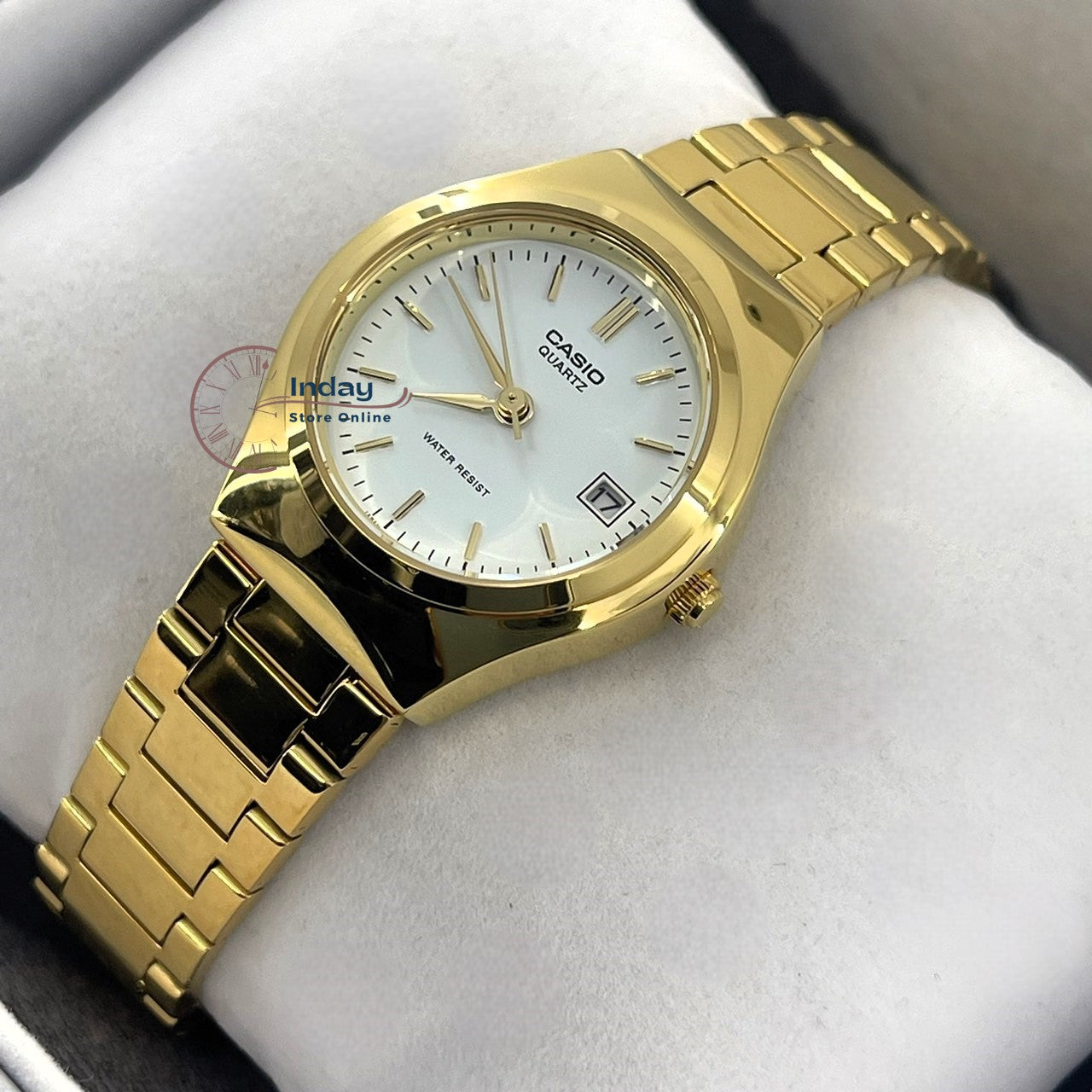 Casio Fashion Women's Watch LTP-1170N-7A Gold Plated Stainless Steel Band Mineral Glass