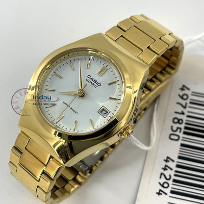 Casio Fashion Women's Watch LTP-1170N-7A Gold Plated Stainless Steel Band Mineral Glass