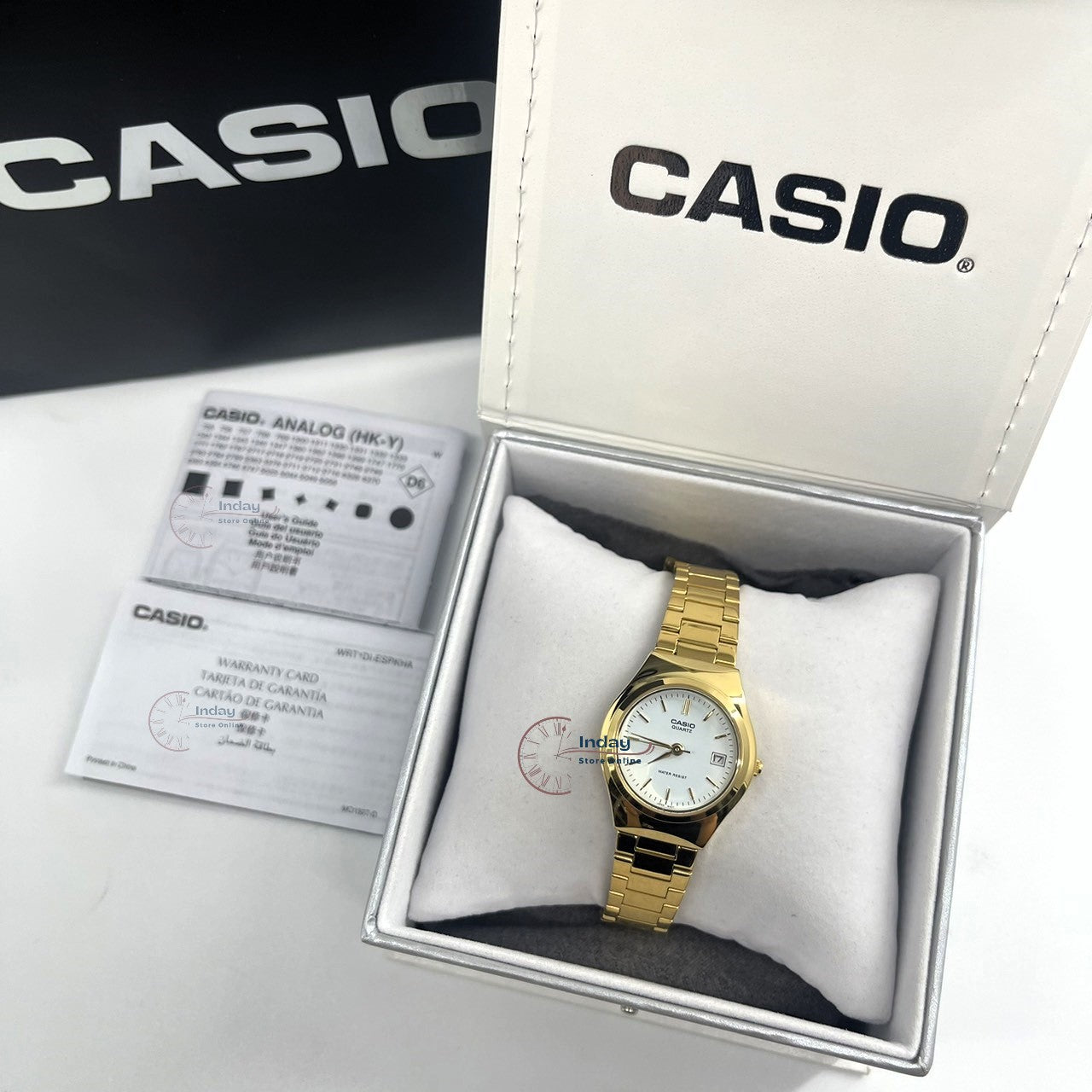 Casio Fashion Women's Watch LTP-1170N-7A Gold Plated Stainless Steel Band Mineral Glass