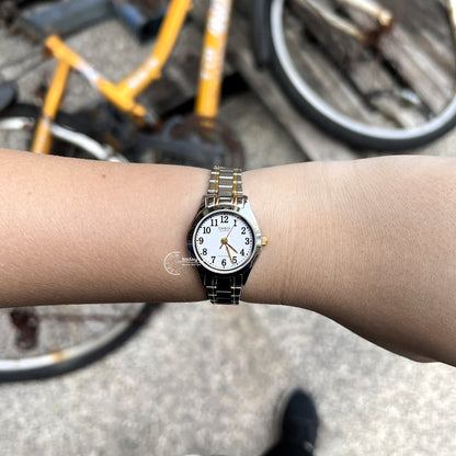 Casio Fashion Women's Watch LTP-1275SG-7B Two Tone Stainless Steel Strap
