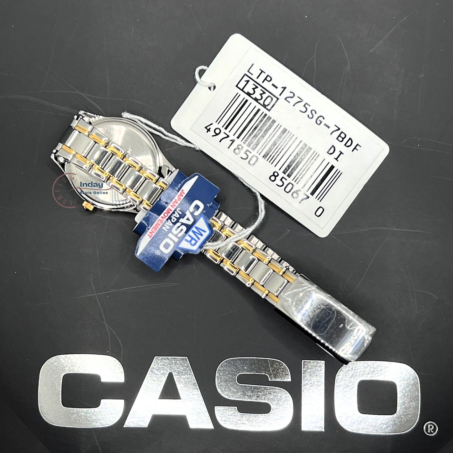 Casio Fashion Women's Watch LTP-1275SG-7B Two Tone Stainless Steel Strap