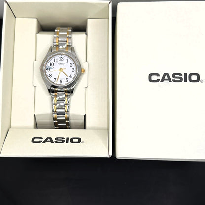 Casio Fashion Women's Watch LTP-1275SG-7B Two Tone Stainless Steel Strap