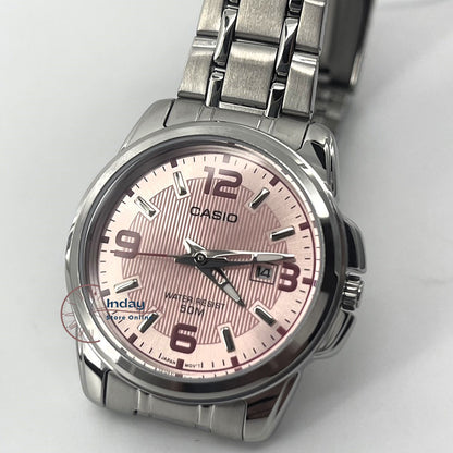 Casio Fashion Women's Watch LTP-1314D-5A Silver Stainless Steel Band Mineral Glass