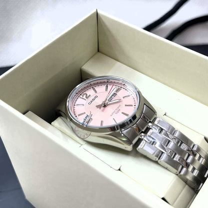 Casio Fashion Women's Watch LTP-1335D-5A Stainless Steel Band Triple-fold Clasp