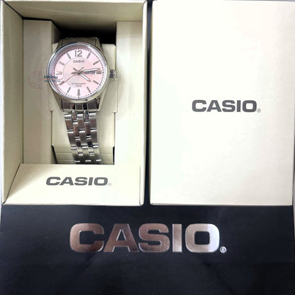 Casio Fashion Women's Watch LTP-1335D-5A Stainless Steel Band Triple-fold Clasp