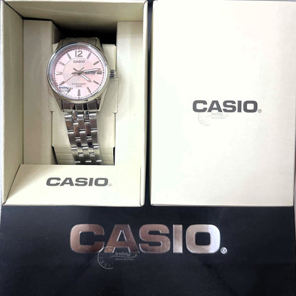 Casio Fashion Women's Watch LTP-1335D-5A Stainless Steel Band Triple-fold Clasp