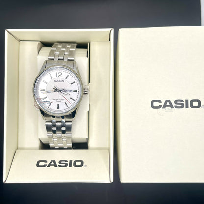 Casio Fashion Women's Watch LTP-1335D-7A Stainless Steel Band Triple-fold Clasp