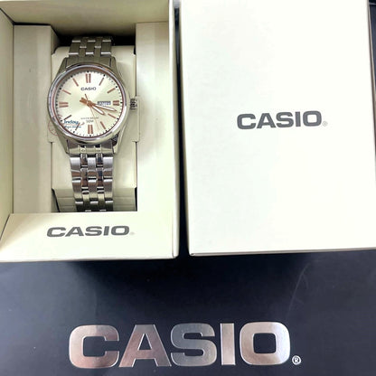 Casio Standard Women's Watch LTP-1335D-9A Mineral Glass Stainless Steel Band Triple-fold Clasp