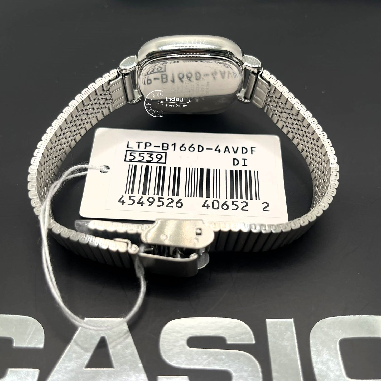 Casio Women's Watch LTP-B166D-4A Stainless Steel Band Adjustable Clasp Battery Life: 3 Years