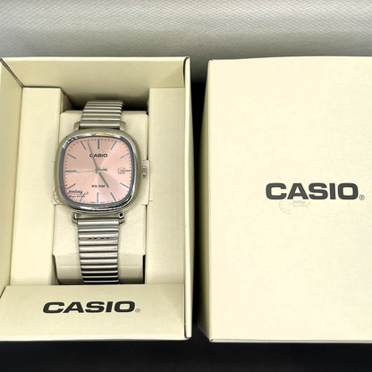 Casio Women's Watch LTP-B166D-4A Stainless Steel Band Adjustable Clasp Battery Life: 3 Years