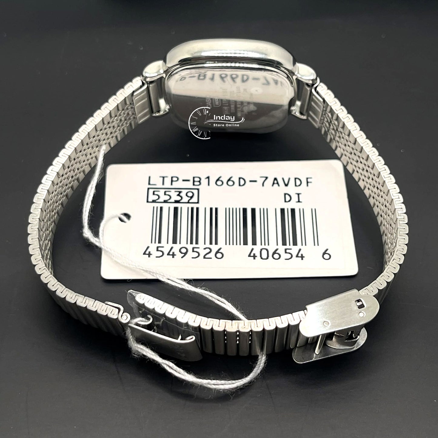 Casio Women's Watch LTP-B166D-7A Stainless Steel Band Adjustable Clasp Battery Life: 3 Years