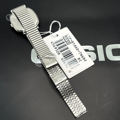 Casio Women's Watch LTP-B166D-7A Stainless Steel Band Adjustable Clasp Battery Life: 3 Years