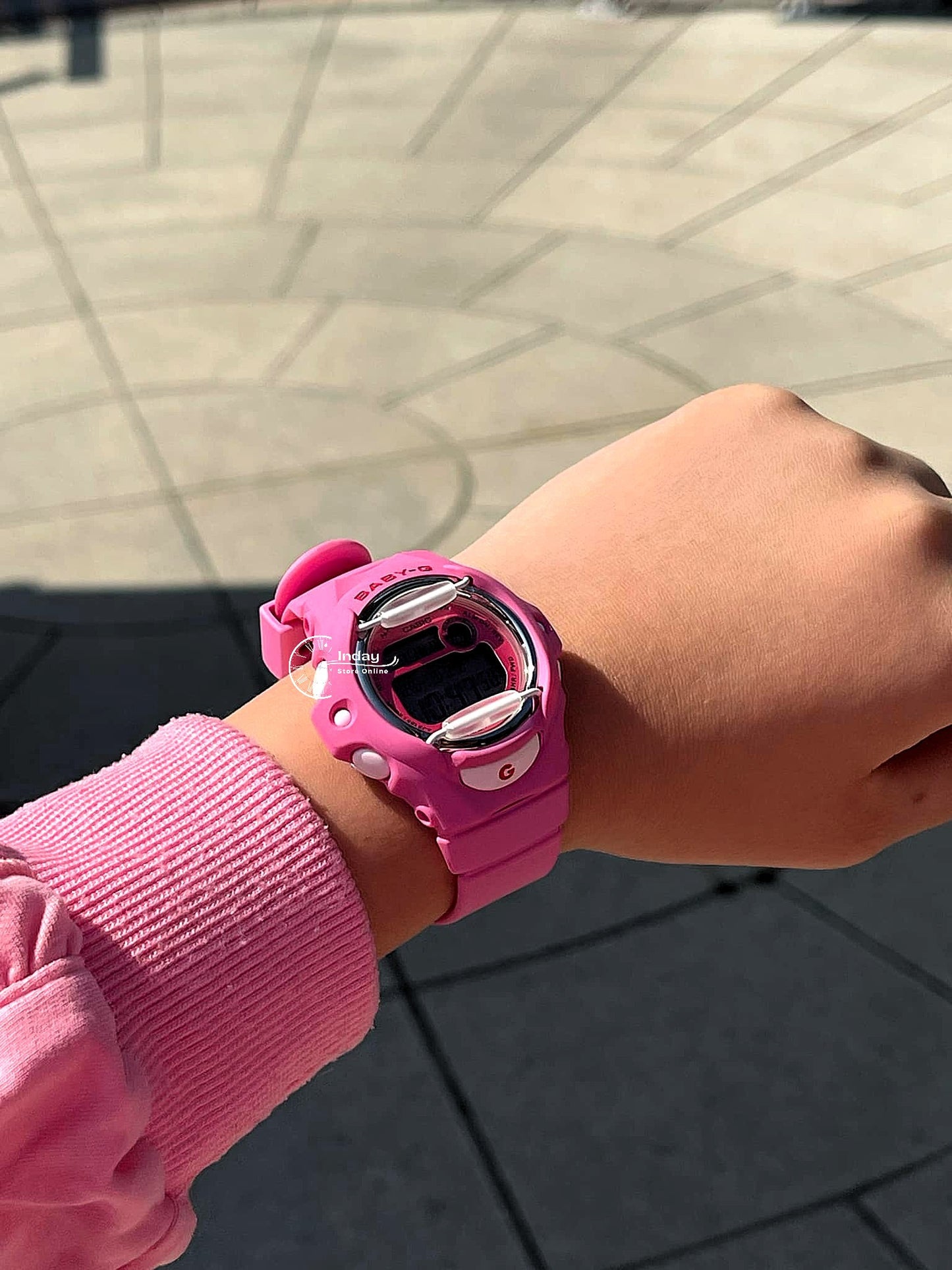 Casio Baby-G Women's Watch BG-169CH-4 Resin Band Mineral Glass Shock Resistant