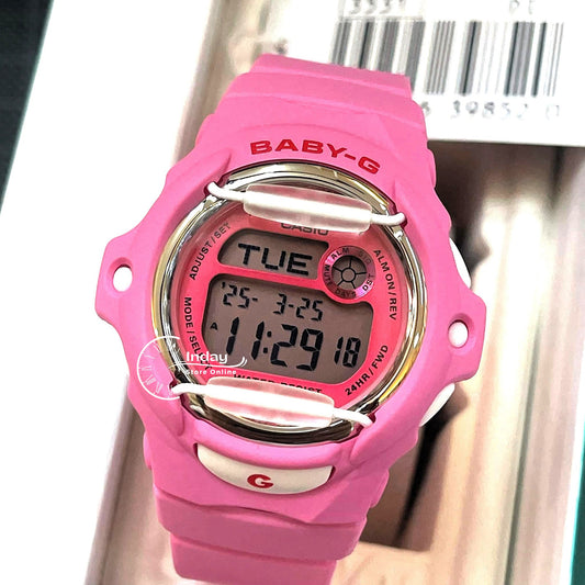 Casio Baby-G Women's Watch BG-169CH-4 Resin Band Mineral Glass Shock Resistant