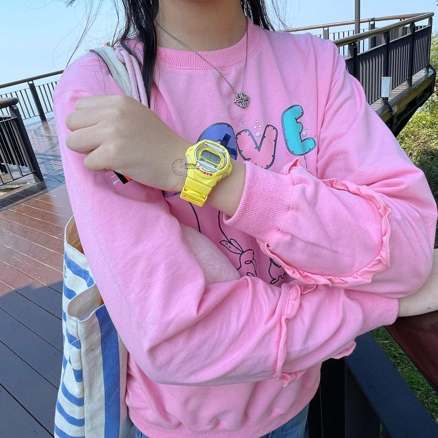 Casio Baby-G Women's Watch BG-169CH-9 Resin Band Mineral Glass Shock Resistant