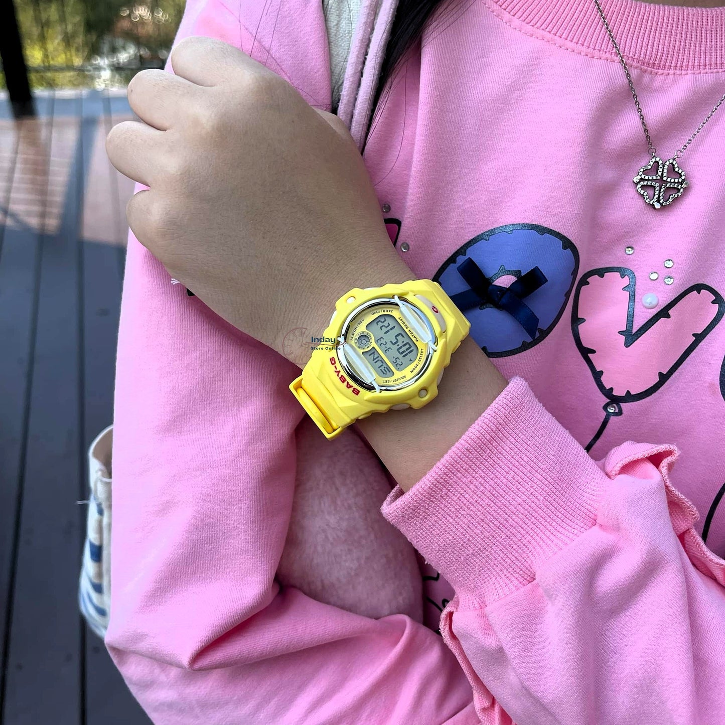 Casio Baby-G Women's Watch BG-169CH-9 Resin Band Mineral Glass Shock Resistant