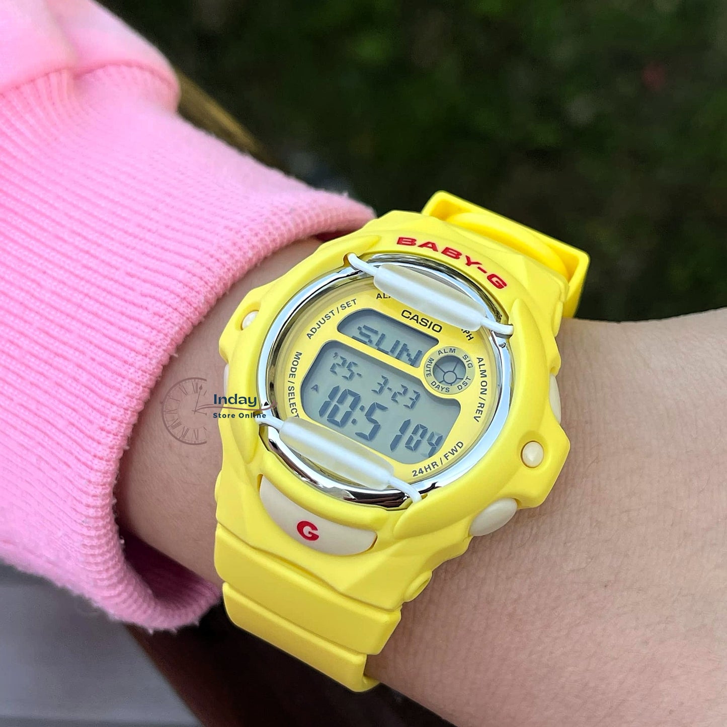 Casio Baby-G Women's Watch BG-169CH-9 Resin Band Mineral Glass Shock Resistant