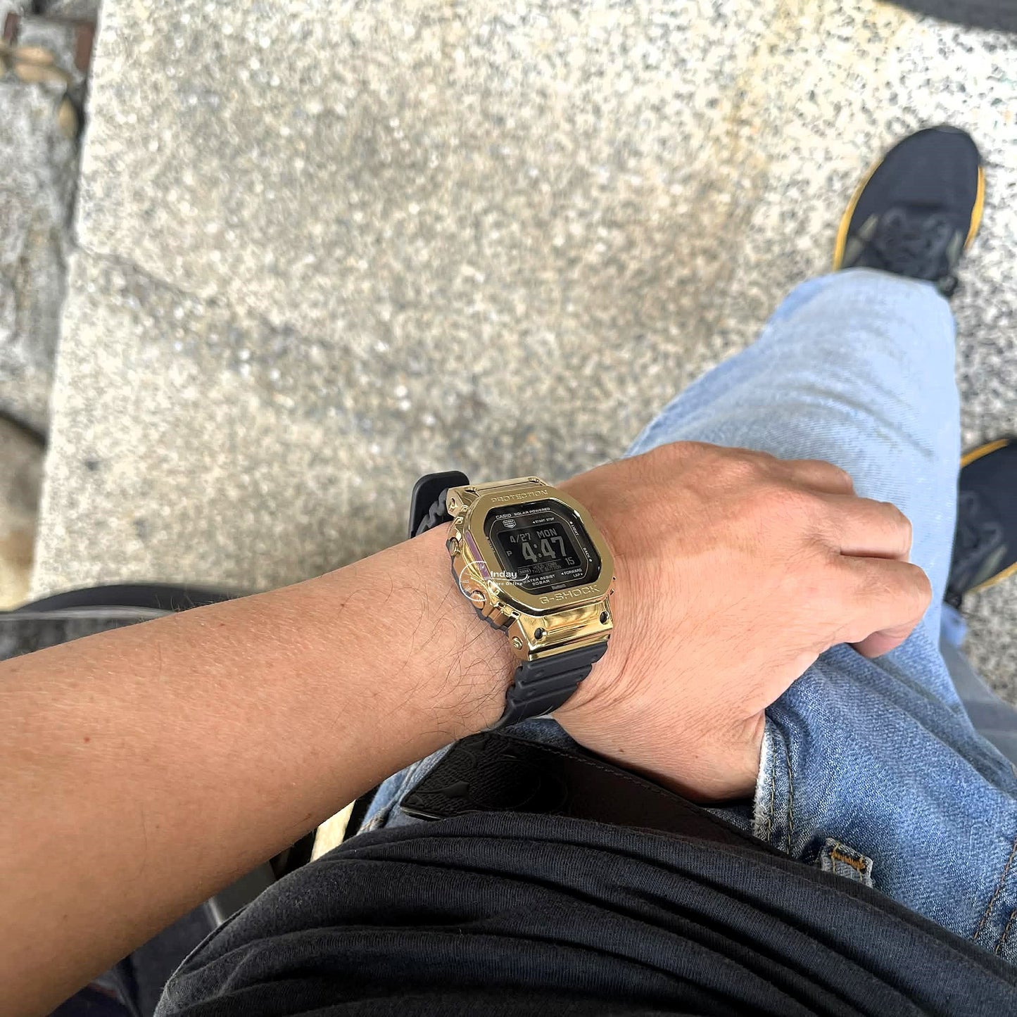Casio G-Shock G-Squad Men's Watch GM-H5600-9 Resin Band Mineral Glass Shock Resistant Mobile Link Bluetooth Tough Solar