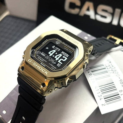 Casio G-Shock G-Squad Men's Watch GM-H5600-9 Resin Band Mineral Glass Shock Resistant Mobile Link Bluetooth Tough Solar